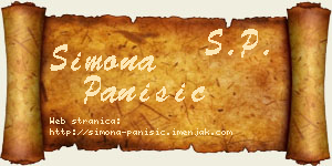 Simona Panišić vizit kartica